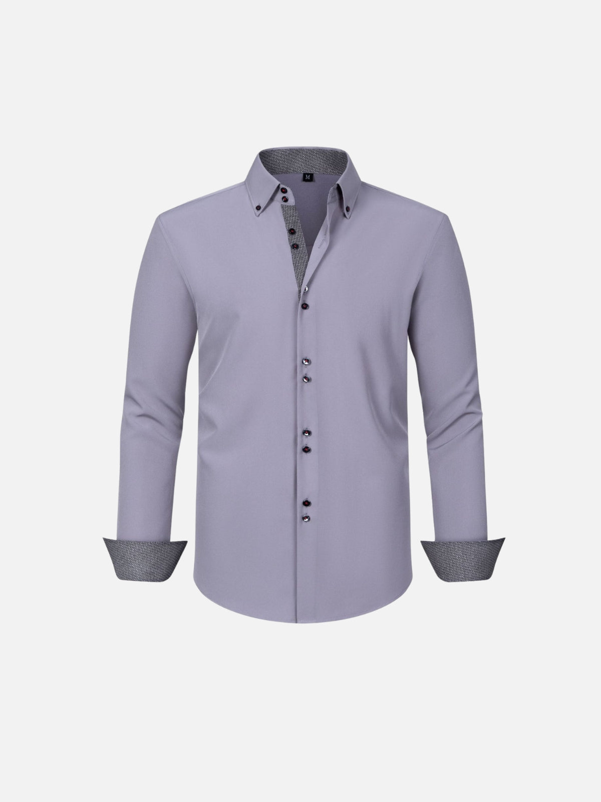 Camisa de Stretch Quatro Vias — Contraste com Cor Correspondente