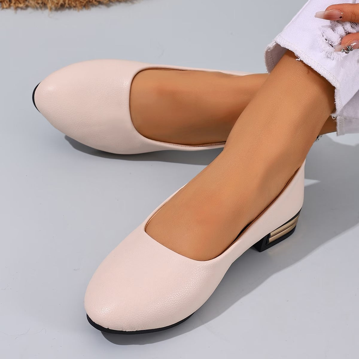 Mocas de couro femininas confortáveis - Confortáveis Sapatos