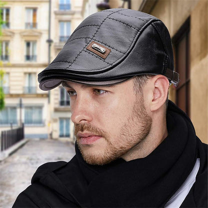 Maison — Chapéu de Couro Newsboy