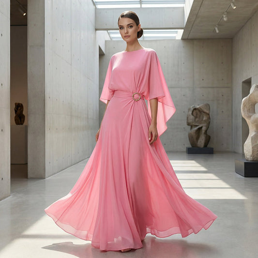 Seraphine - Elegante Vestido Maxi com Detalhe na Cintura