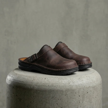 Holverk — Clog Ergonómico Masculino em Couro Vegan