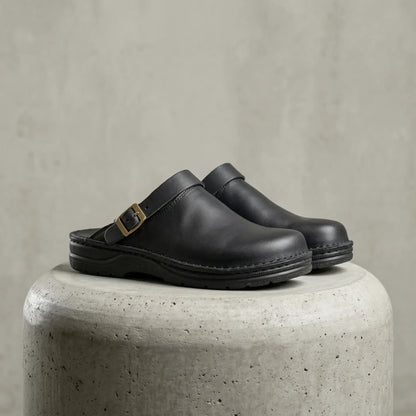 Holverk — Clog Ergonómico Masculino em Couro Vegan