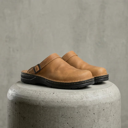 Holverk — Clog Ergonómico Masculino em Couro Vegan