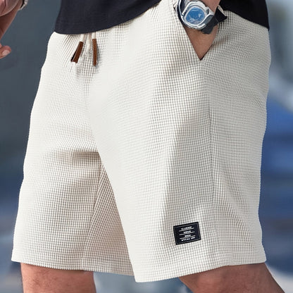 Calções de Conforto Masculinos — Design com Cintura Elástica
