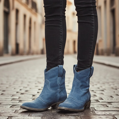 Carlotta — Botins de Camurça para Mulheres