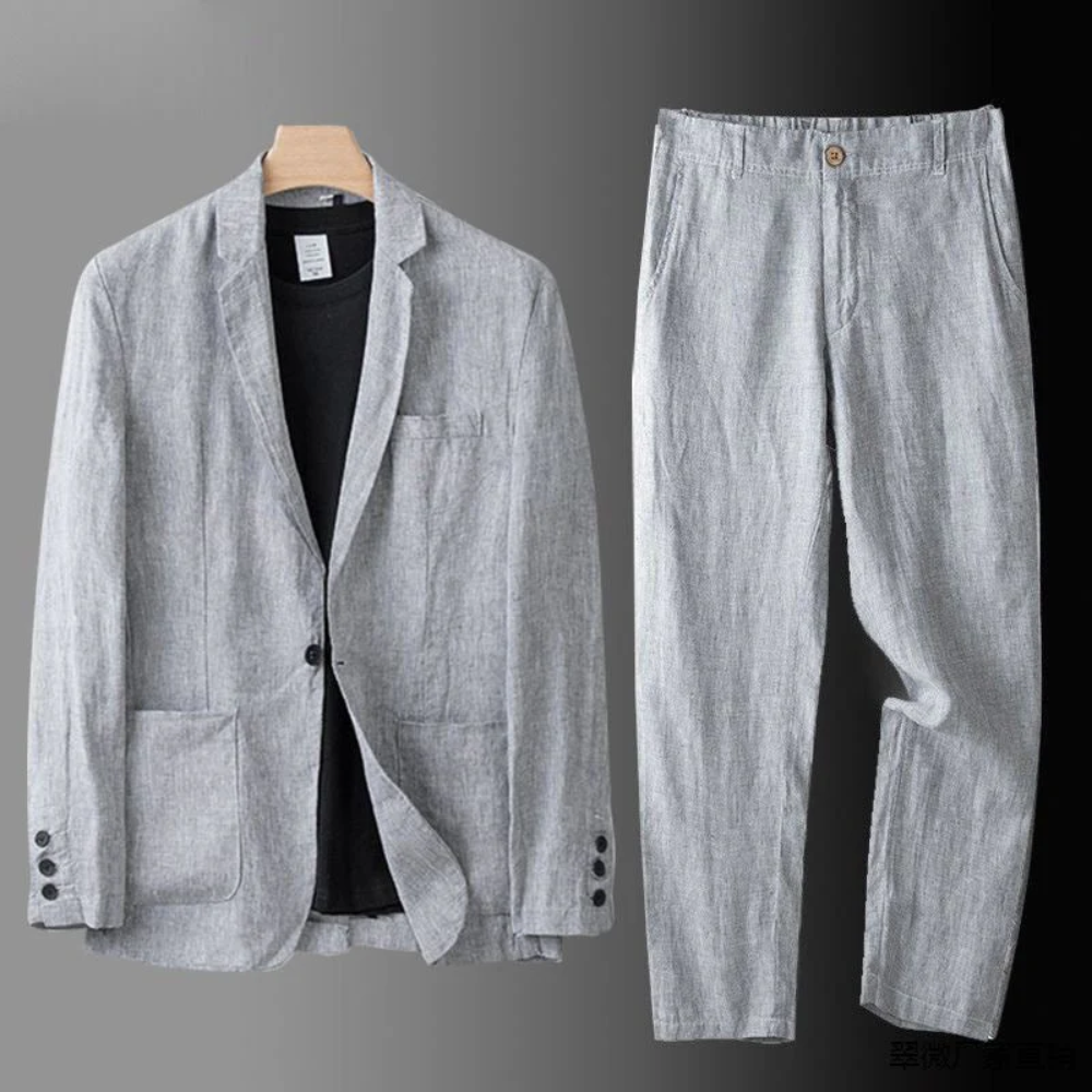 Conjunto de Linho Elegante — Co-Ord Respirável
