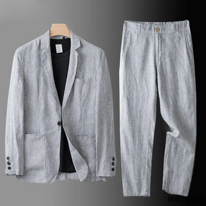 Conjunto de Linho Elegante — Co-Ord Respirável
