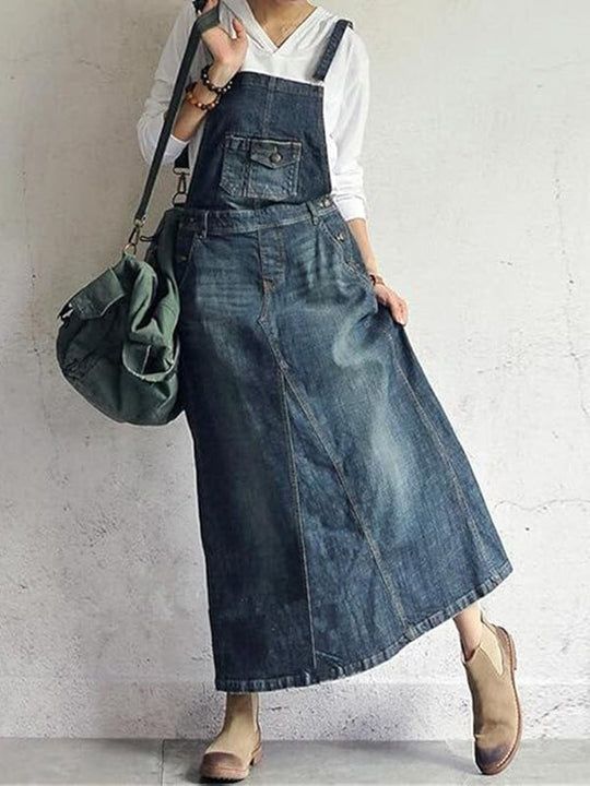 Denivé — Vestido de Denim Vintage