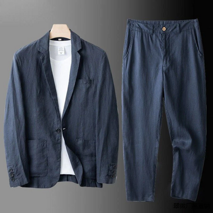 Conjunto de Linho Elegante — Co-Ord Respirável