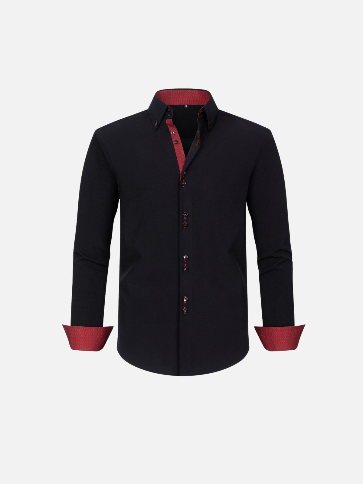 Camisa de Stretch Quatro Vias — Contraste com Cor Correspondente