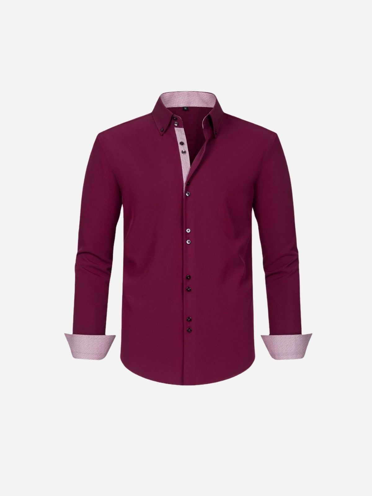 Camisa de Stretch Quatro Vias — Contraste com Cor Correspondente
