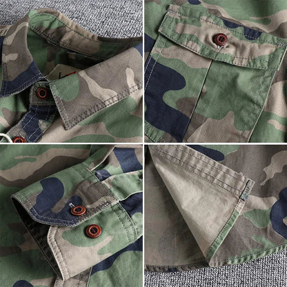 Camisa de Botão em Algodão CoreOps