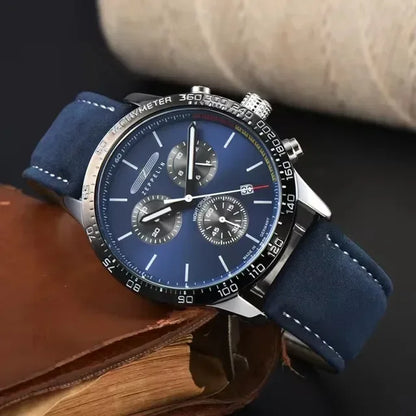 Relógio Cronógrafo Ardenfort Classic — Com Pulseira de Couro