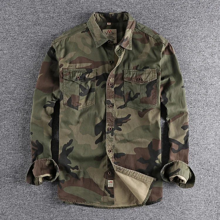 Camisa de Botão em Algodão CoreOps