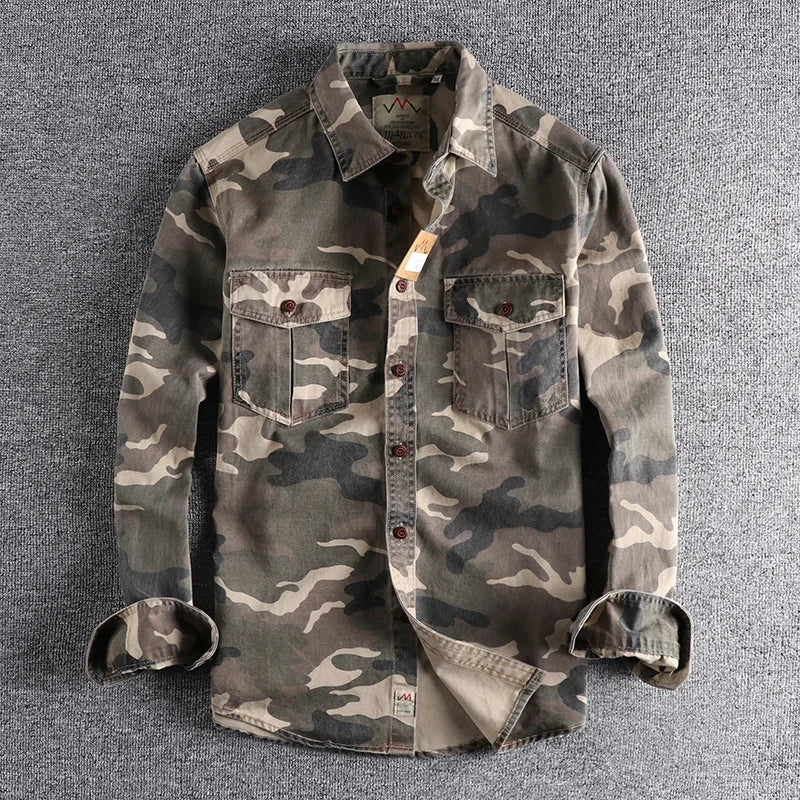 Camisa de Botão em Algodão CoreOps