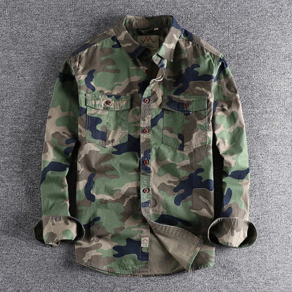 Camisa de Botão em Algodão CoreOps
