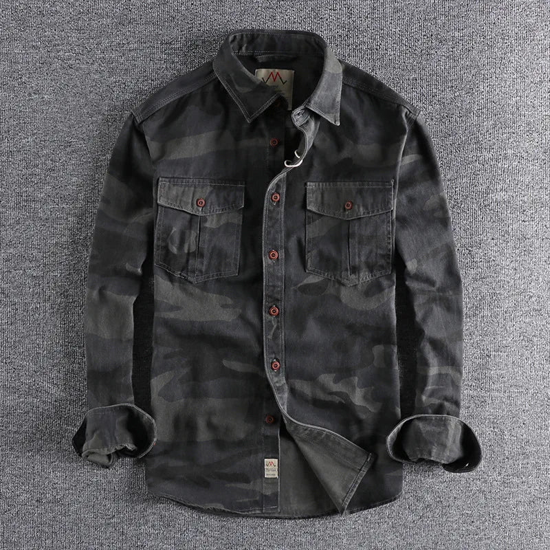 Camisa de Botão em Algodão CoreOps