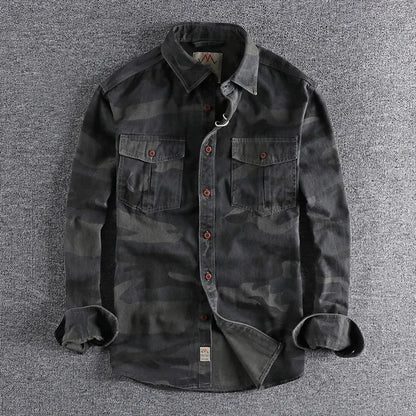 Camisa de Botão em Algodão CoreOps