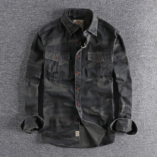Camisa de Botão em Algodão CoreOps