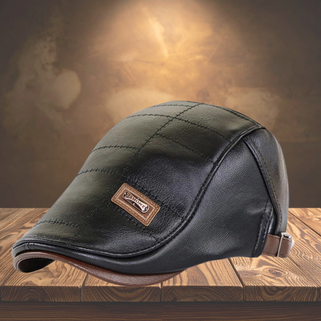 Maison — Chapéu de Couro Newsboy