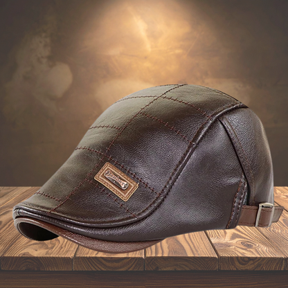 Maison — Chapéu de Couro Newsboy