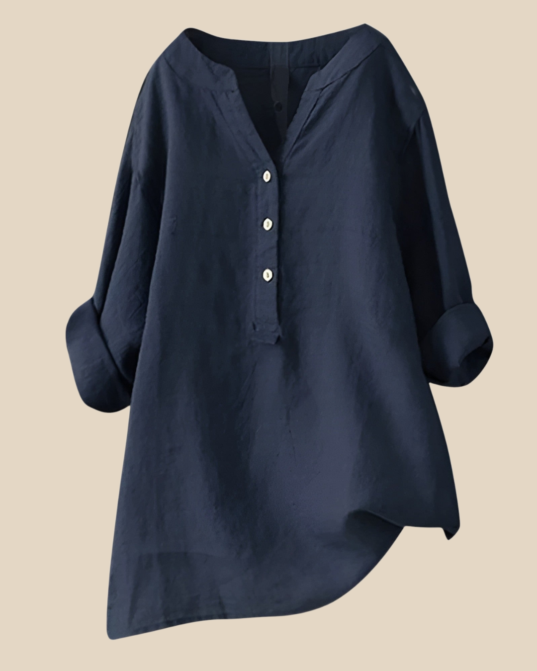Blusa com Botão Freja Respirável
