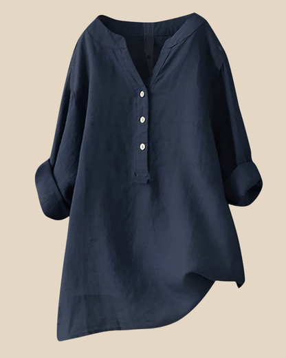 Blusa com Botão Freja Respirável