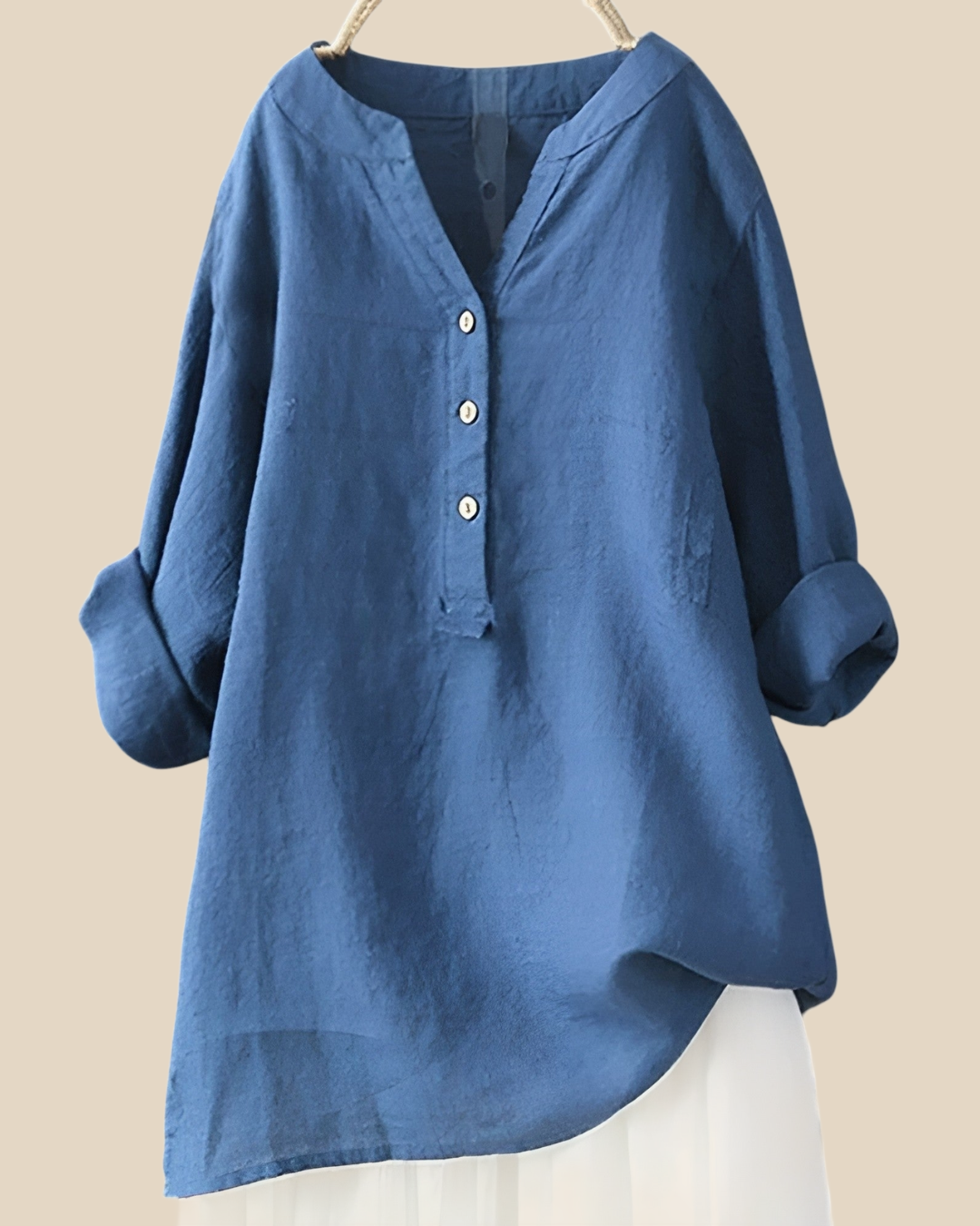 Blusa com Botão Freja Respirável