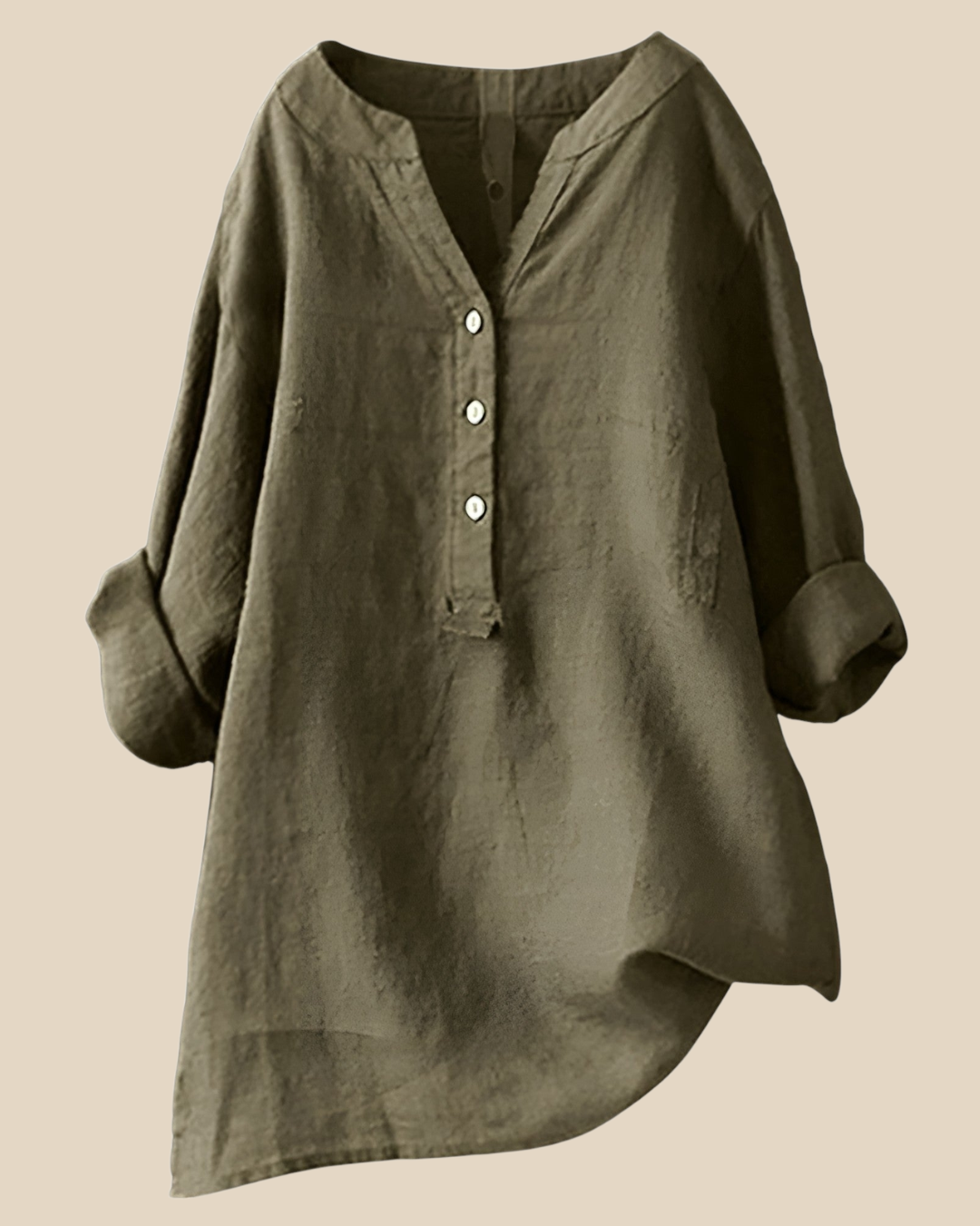 Blusa com Botão Freja Respirável
