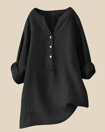 Blusa com Botão Freja Respirável