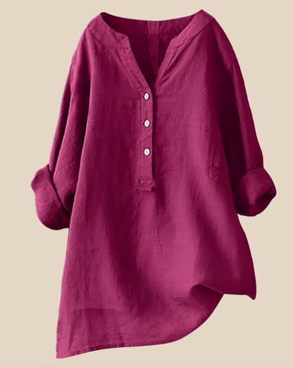 Blusa com Botão Freja Respirável