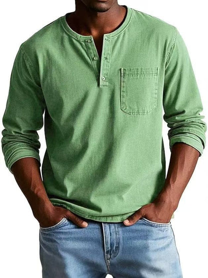 The Weston — T-shirt Henley Vintage
