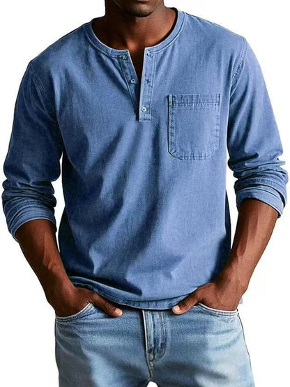 The Weston — T-shirt Henley Vintage