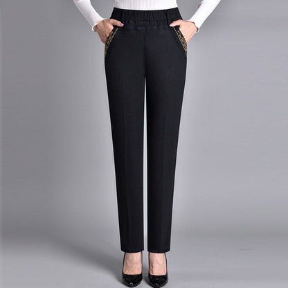 Jeans Femininos — Com Bolso Lateral Elástico