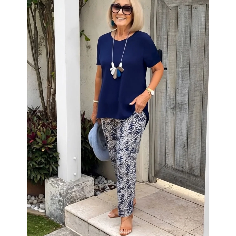Conjunto coordenado impresso Maria
