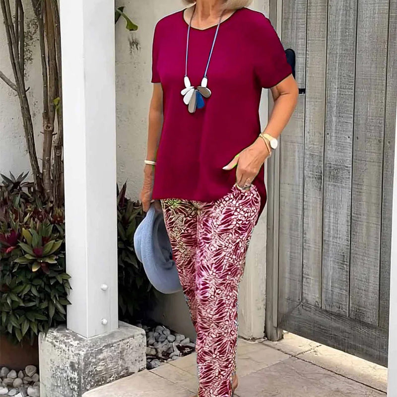 Conjunto coordenado impresso Maria